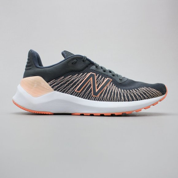 New Balance Ladies 10.5 B Ventr V1 Thunder Gray/Peach Running Sneakers WVTRCB1 - Picture 4 of 12